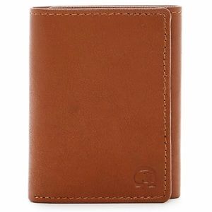 Robert Graham Sand Luxury Leather Tri-Fold Wallet